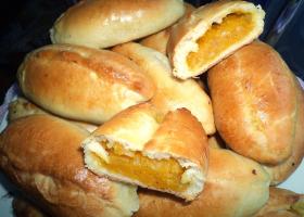 Смачні пиріжки з гарбузом: рецепт приготування Пиріжки з гарбузом у духовці без дріжджів